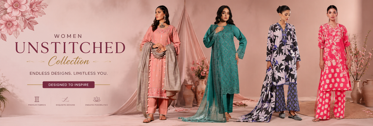 2Pc Embroidered Pret Shirt Trouser Masoori Ferozi - OWE2P-2211036