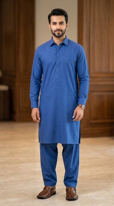 Senetor Blended Unstitched Suit – Royal Blue