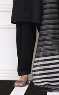 Women Black Lawn Shalwar - OWSL-2206024-A