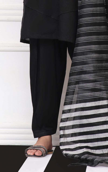 Women Black Lawn Shalwar - OWSL-2206024-A