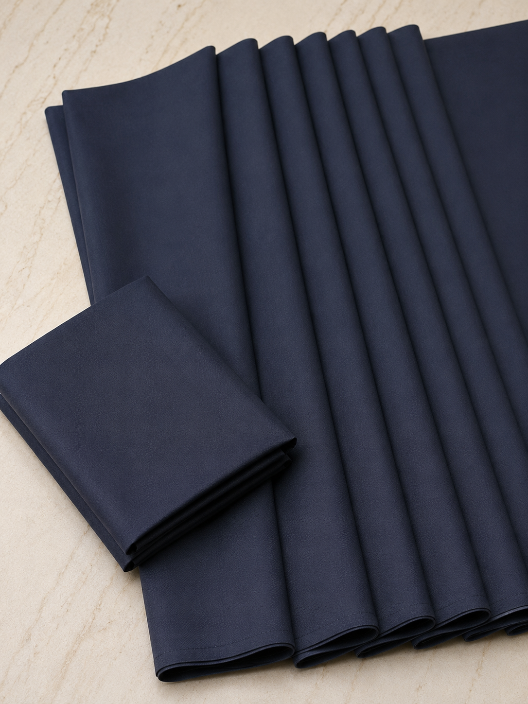 Germany Swiss Blended Unstitched Suit Dark Blue