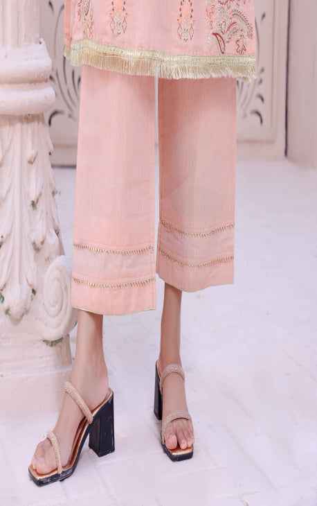 Women Peach Masoori Trouser - OWSP-2209006-A