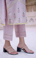 Women Light Purple Masoori Trouser - OWSP-2209004-A