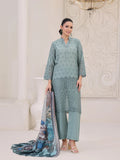 3Pc ChickenKaari Unstitched Suit Lawn Green - OCBL3P-6431-A