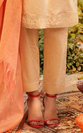 Women Light Fawn Cambric Trouser - OWSP-1910009-A