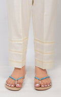 Women Off White Lawn Trouser - OWSP-2203008-1
