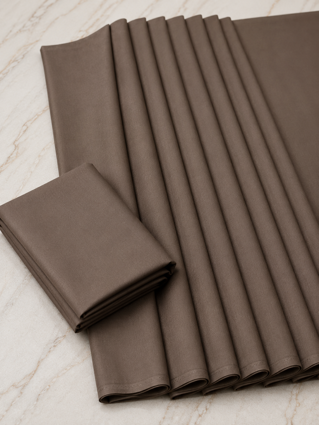Germany Swiss Blended Unstitched Suit Dark Brown