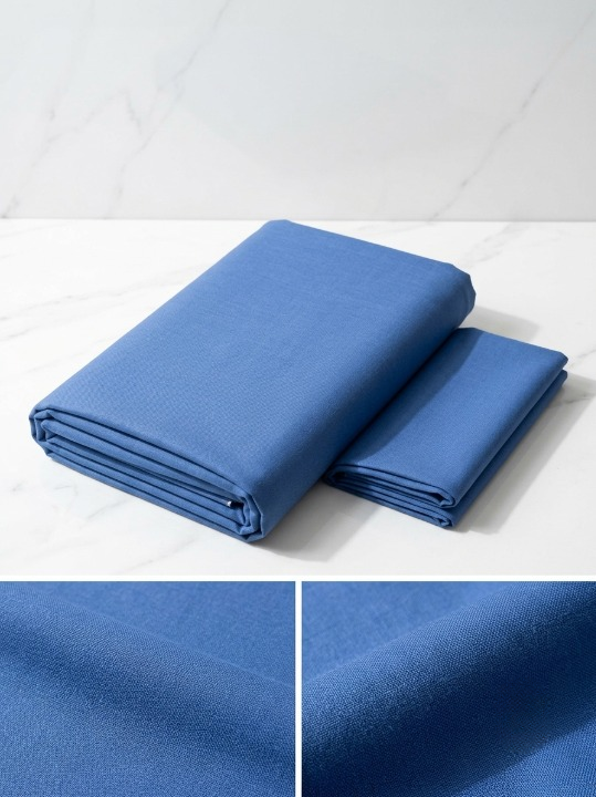 Senetor Blended Unstitched Suit – Slate Blue