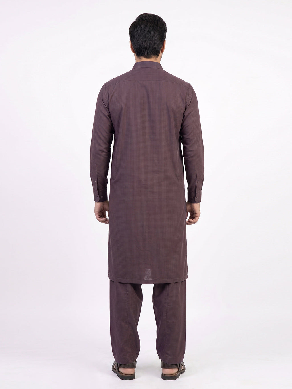 Mens Unstitched Star Space Cotton Maroon_SQ-021