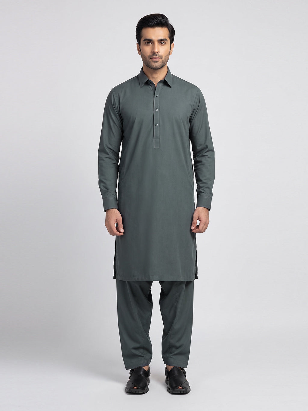 Mens Unstitched Star Infinity Cotton Aqua Green_OMUS-2211103