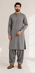Senetor Blended Unstitched Suit – Charcoal Grey