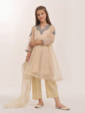 2Pc Embroidered Pret Shirt Trouser Masoori Golden - OGE2P-2303021
