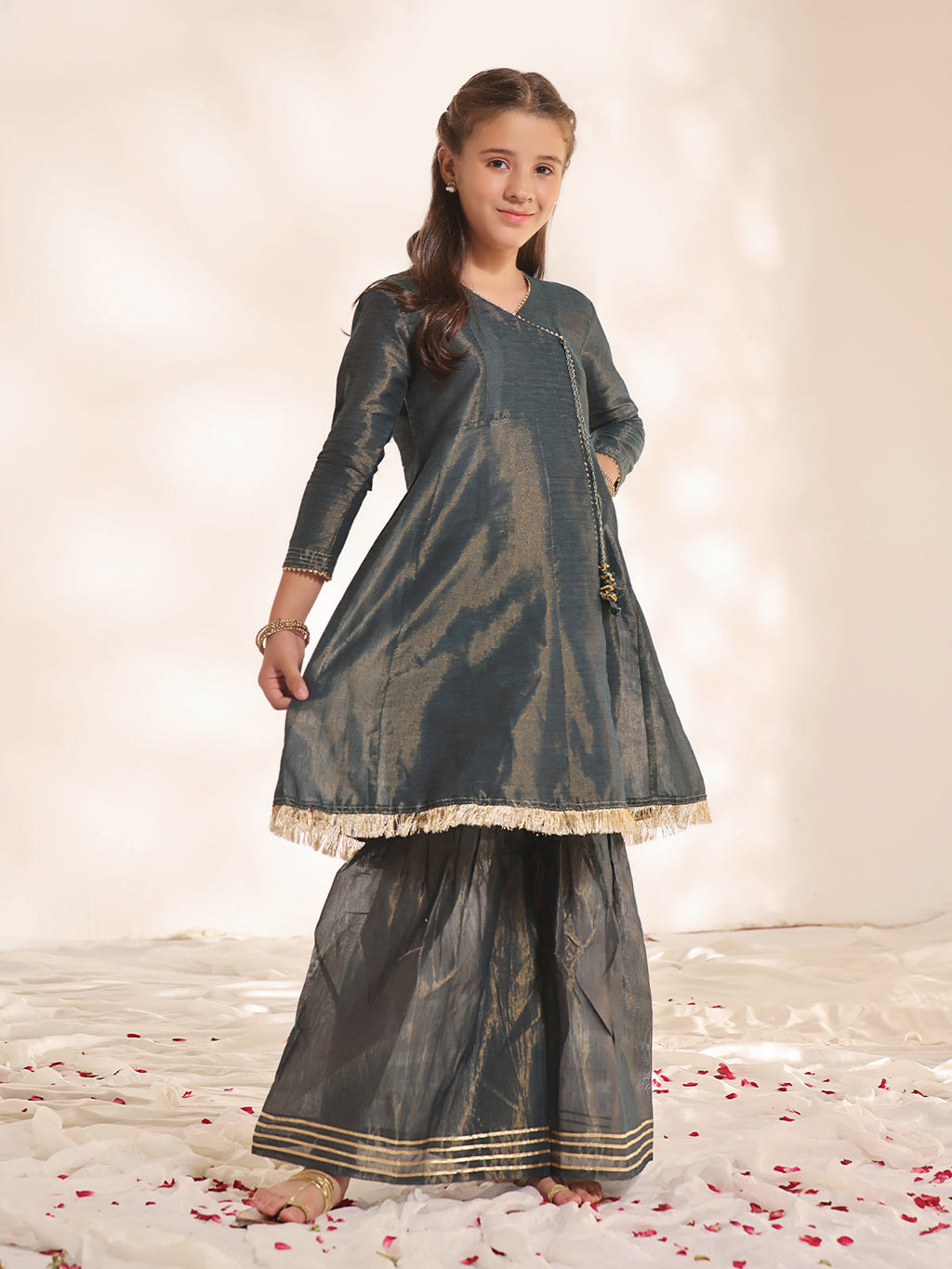 1Pc Fancy Pret Kurti Masoori Dark Brown - OGKTG-2211032