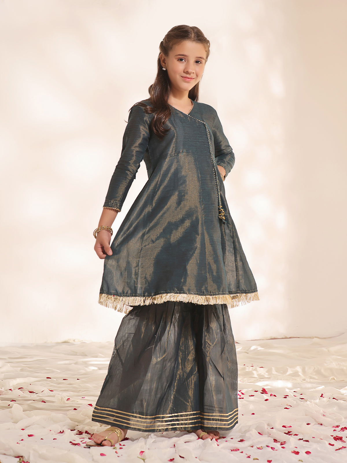 1Pc Fancy Pret Kurti Masoori Dark Brown - OGKTG-2211032