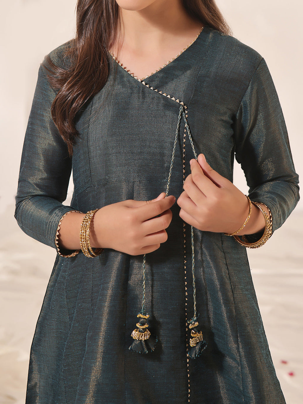 1Pc Fancy Pret Kurti Masoori Dark Brown - OGKTG-2211032