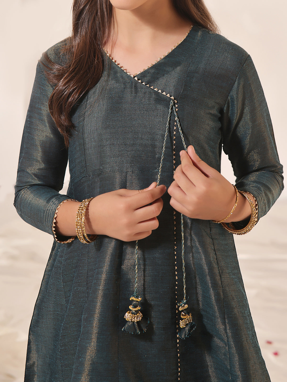 1Pc Fancy Pret Kurti Masoori Dark Brown - OGKTG-2211032