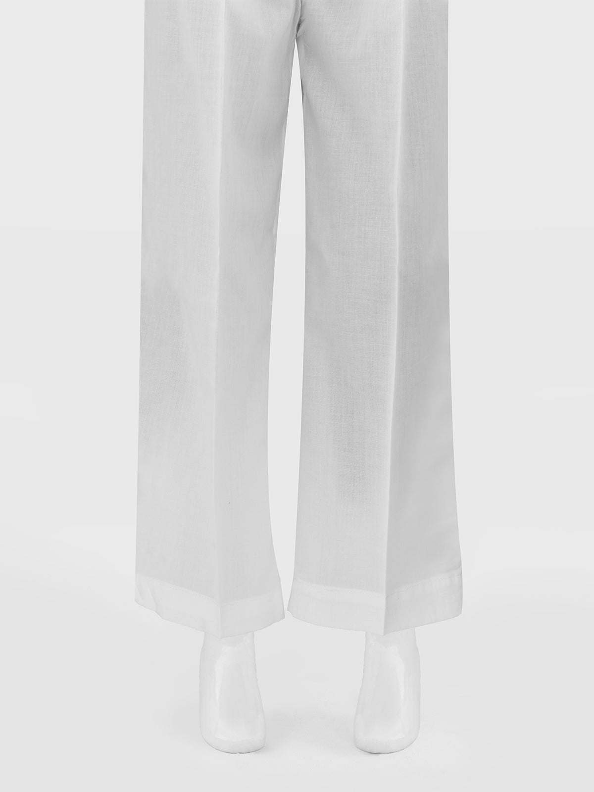 Girls' Off White Dyed Cambric Trouser - OGSP-2411034-1
