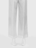 Girls' Off White Dyed Cambric Trouser - OGSP-2411034-1