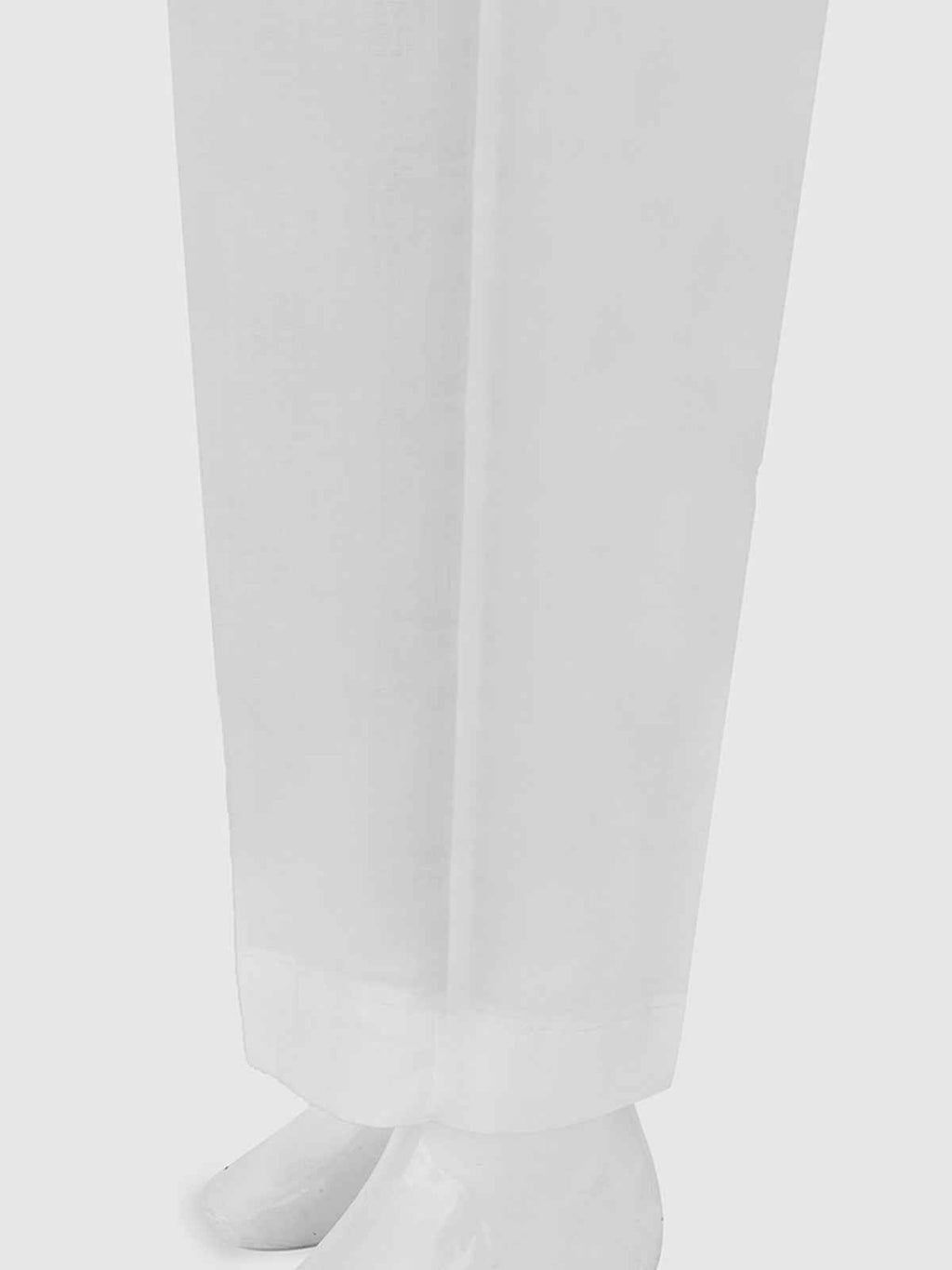 Girls' White Dyed Cambric Trouser - OGSP-2411034-2