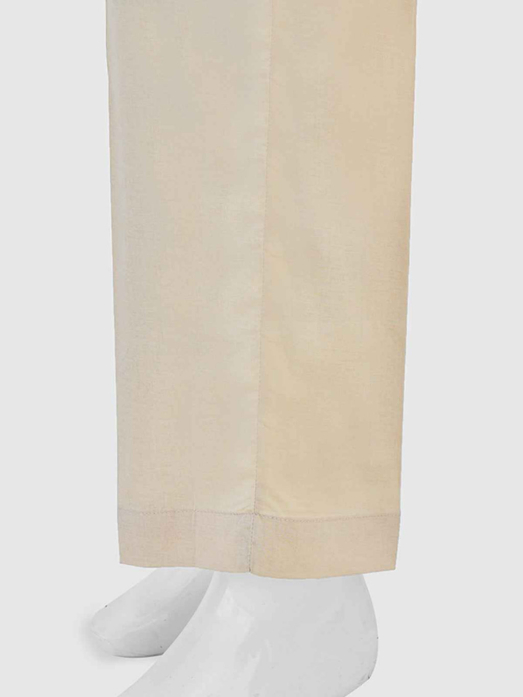 Girls' Beige Dyed Cambric Trouser - OGSP-2411034