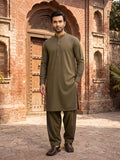 Mens Unstitched Suit Milord Blended Brown_WW-214