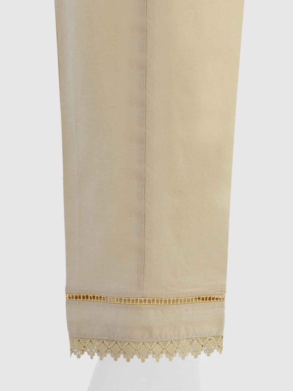 Women Beige Lawn Trouser - OWSP-2211029-2