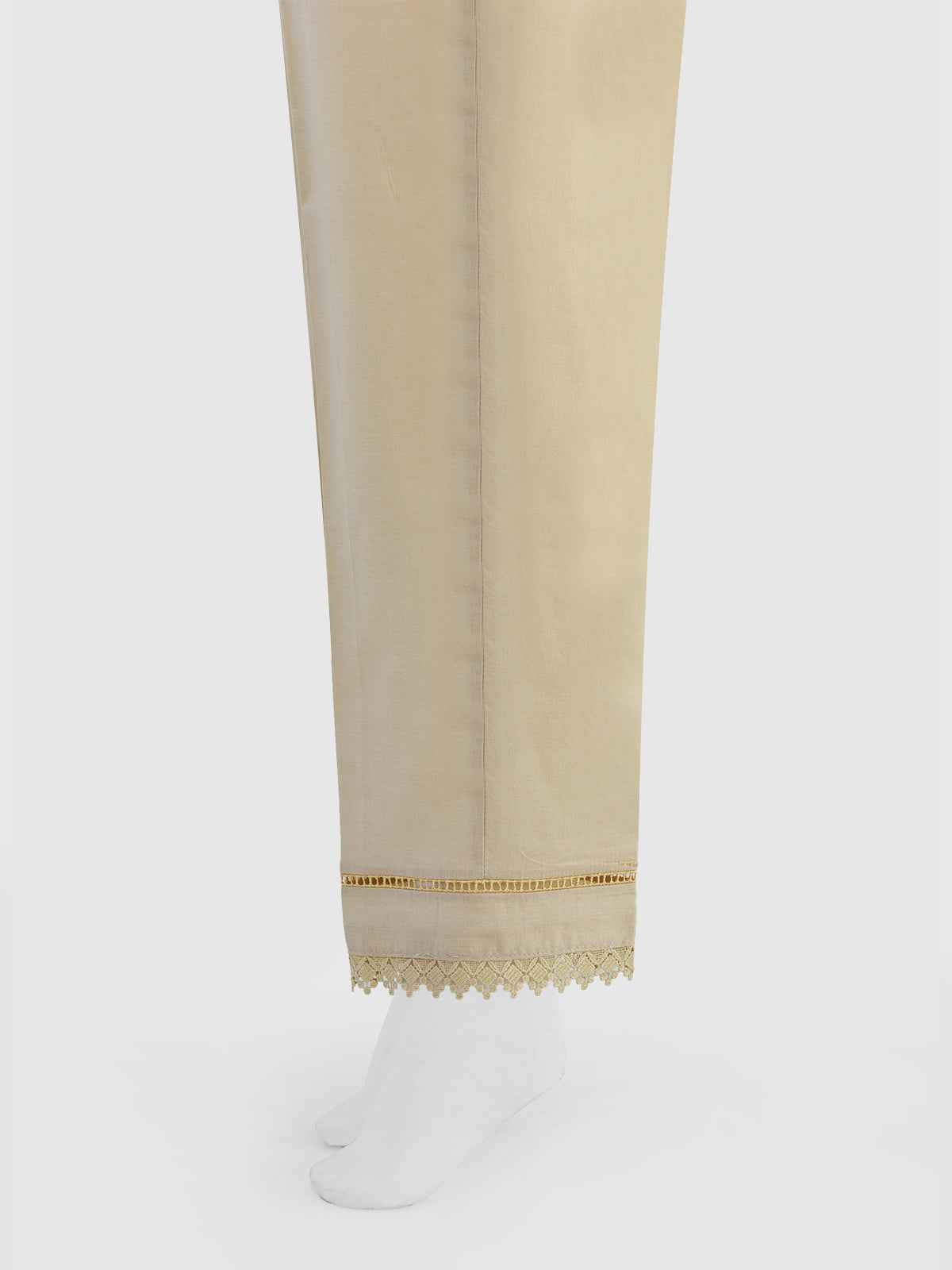 Women Beige Lawn Trouser - OWSP-2211029-2