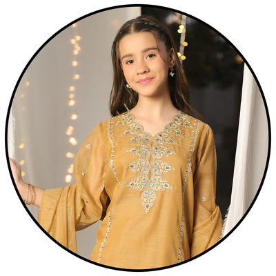 Girls Pret Embroidered