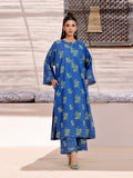 2Pc Printed Pret Shirt Trouser Lawn Blue & Green - OW2P-2404006