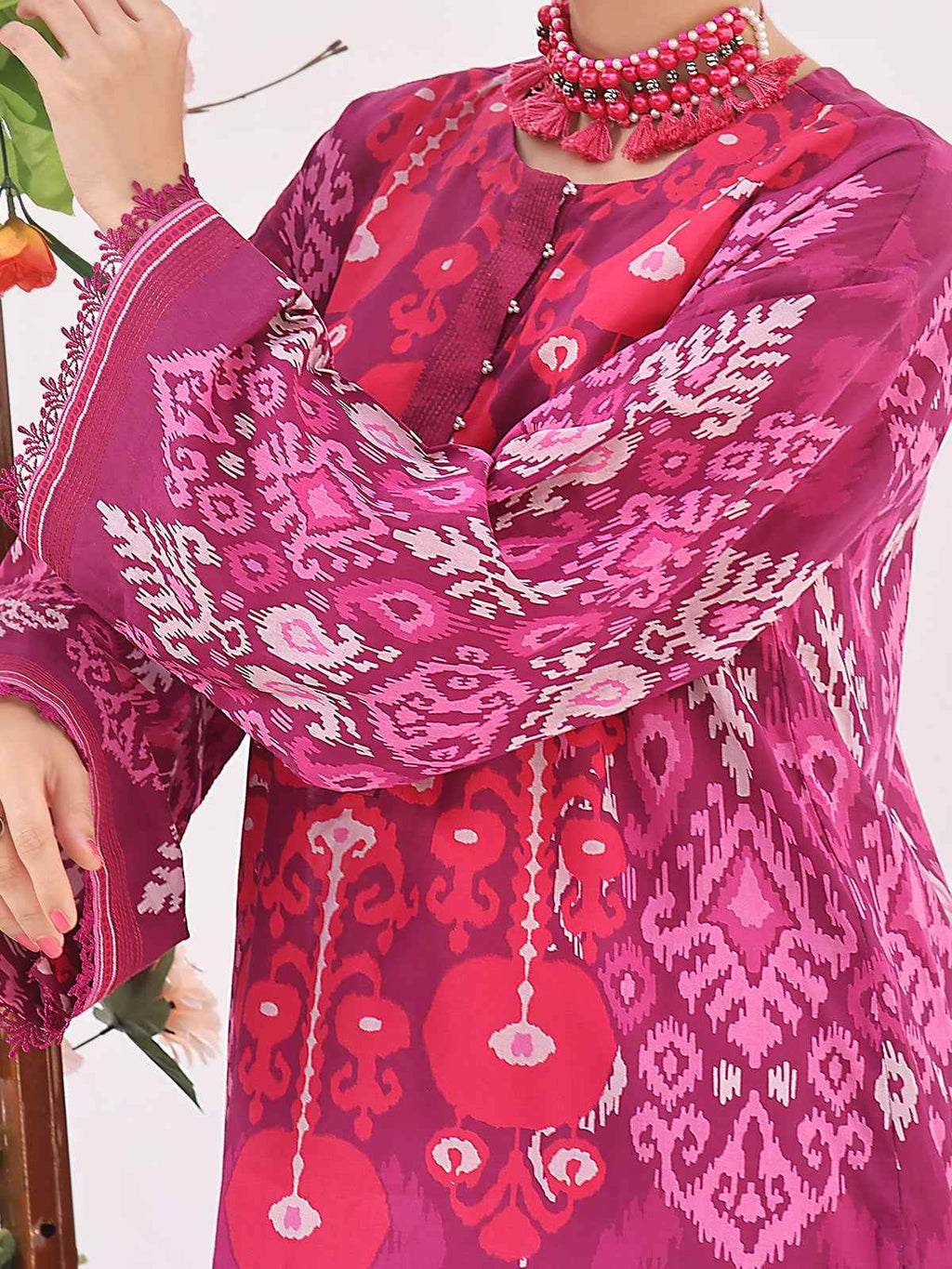 1Pc Printed Pret Kurti Lawn Atishi - OWKT-2401003
