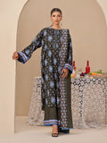 1Pc Printed Unstitched Kurti Dobby Blackish - OLDK-6200-A