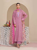 2Pc Printed Unstitched Lawn Lilac - OL2P-6206-A
