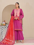 2Pc Printed Unstitched Lawn Magenta - OL2P-6208-A-1