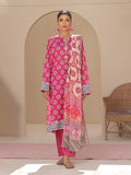 2Pc Printed Unstitched Lawn Pink - OL2P-6194-A-1