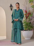 2Pc Printed Unstitched Lawn Dark Green - OL2P-6212-B-1