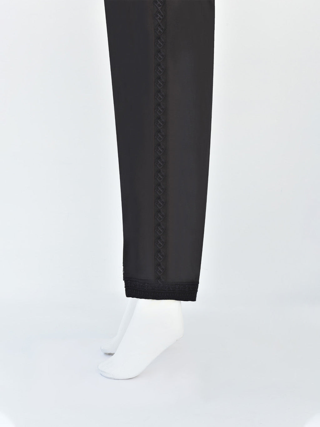 Women Black Lawn Trouser - OWESP-2206031