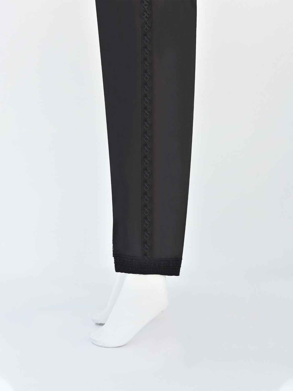 Women Black Lawn Trouser - OWESP-2206031