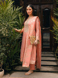 3Pc Embroidered Suit Pret Jacquard Orange - OWE3P-2303025