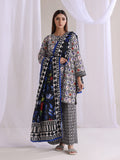 3Pc Printed Pret Suit Lawn Black - OW3P-2505026