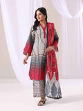 3Pc Printed Pret Suit Lawn Red - OW3P-2505007