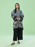 1Pc Printed Pret Kurti Lawn Grey - OWKT-2505041