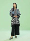 1Pc Printed Pret Kurti Lawn Grey - OWKT-2505041