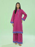1Pc Printed Unstitched Kurti Swiss Lawn Pink - OLK-6308-A