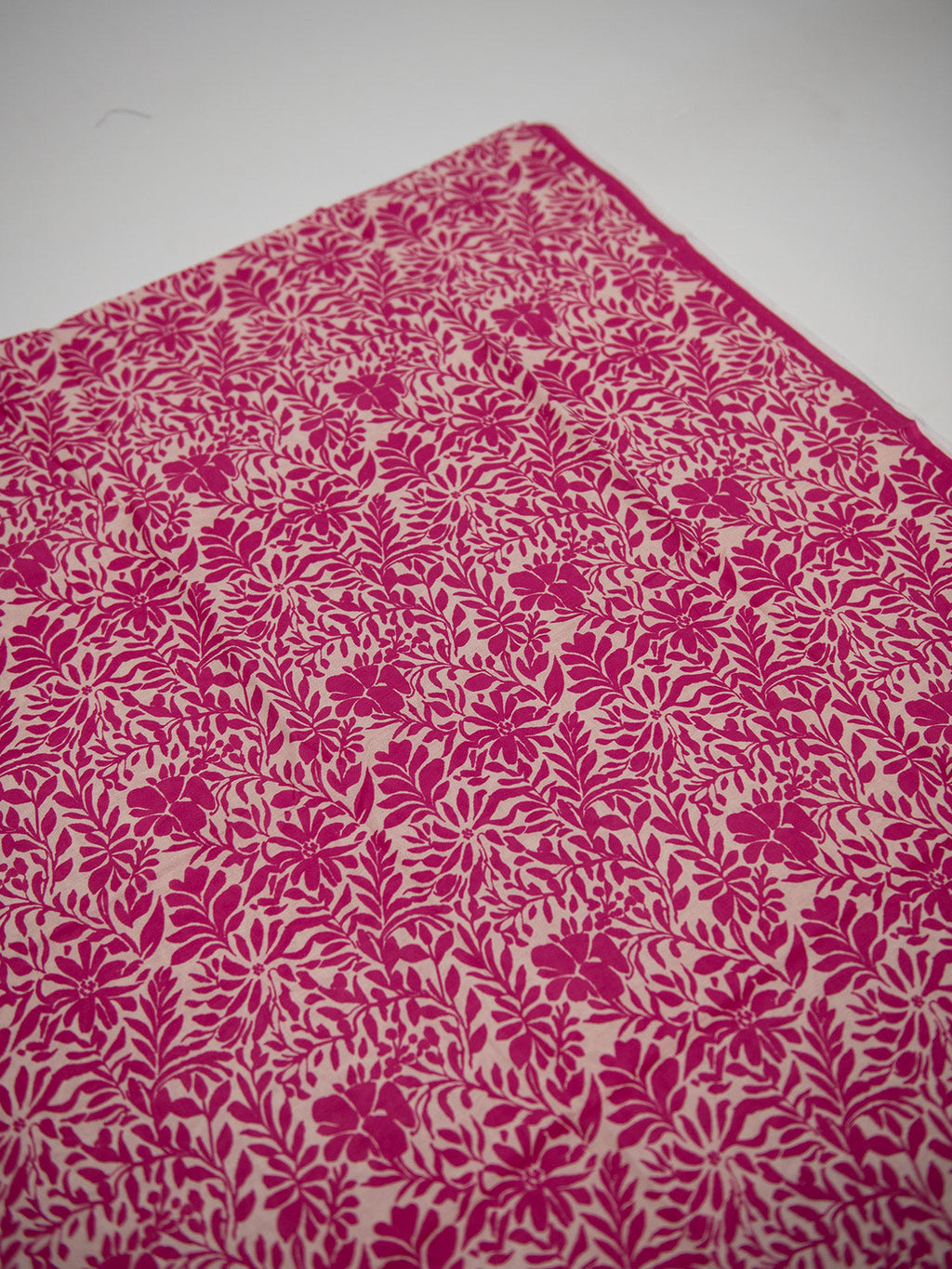 1Pc Printed Unstitched Kurti Lawn Pink - OLK-6325-A