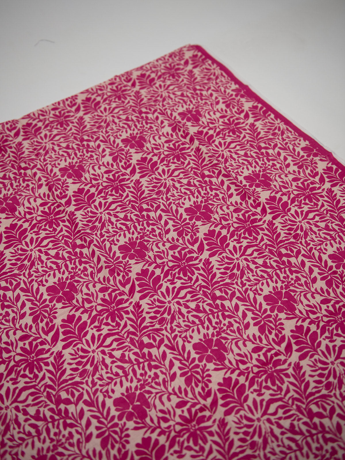 1Pc Printed Unstitched Kurti Lawn Pink - OLK-6325-A