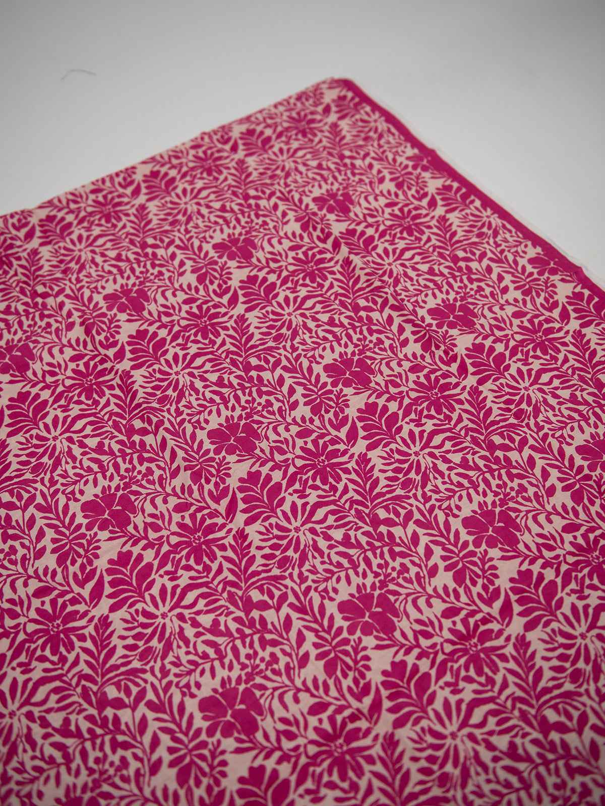1Pc Printed Unstitched Kurti Lawn Pink - OLK-6325-A