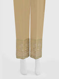 Women Beige Lawn Trouser - OWESP-2301029-1