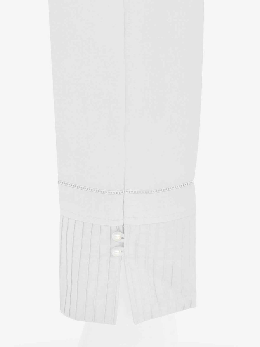 Women White Lawn Trouser - OWSP-2206037