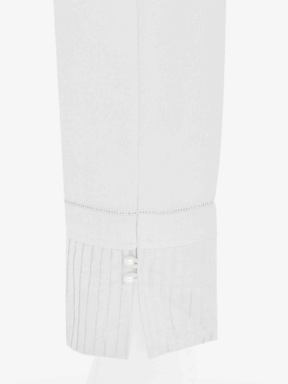 Women White Lawn Trouser - OWSP-2206037