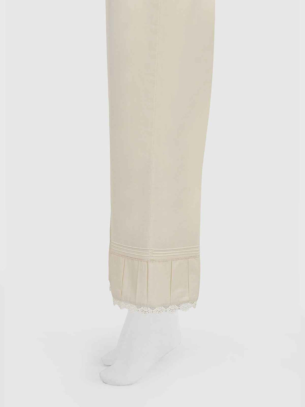 Women Off White Lawn Trouser - OWSP-2203010-1